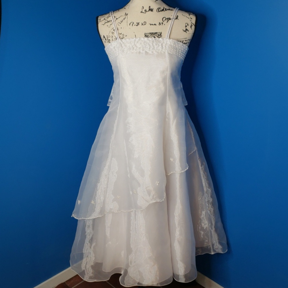 Peachy Kids  Pearlescent Formal Full LengthDress